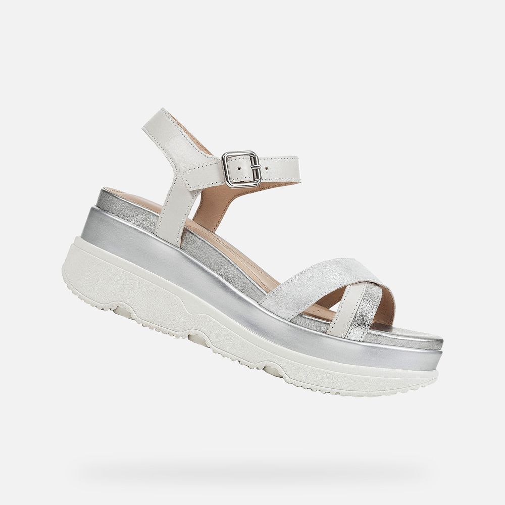 Geox Sandals Silver Gardenia - Geox Womens Shoes - NYLPFS305